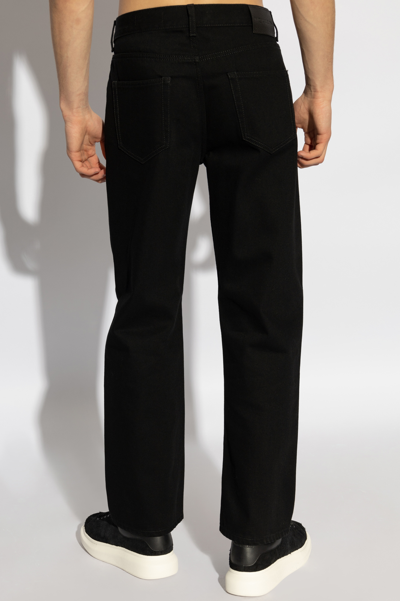 Alexander McQueen Jeans with logo | Men's Clothing | Vitkac